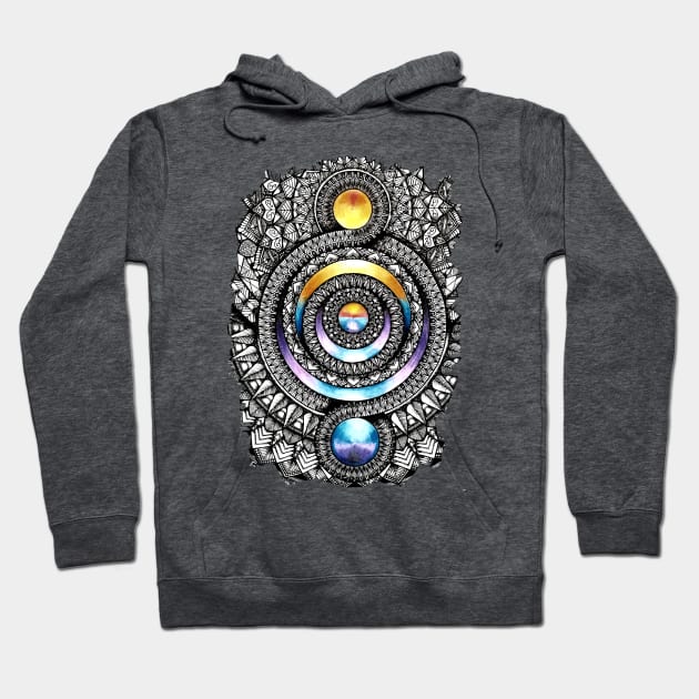 Complicated mandala Hoodie by Lamink